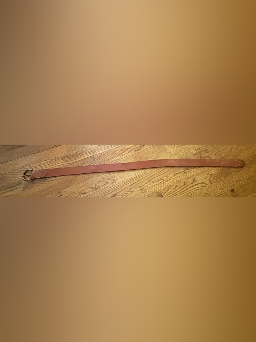 Frye Belt, Brown, Genuine Leather, Size L, EUC